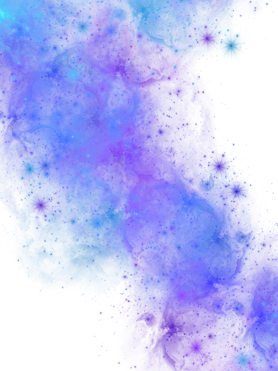Fantasy Blue Nebula Galaxy Night Space corner Backdrop